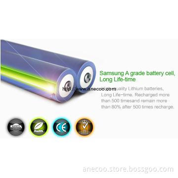 2200mAh small  battery charger with metal case and LED indicator